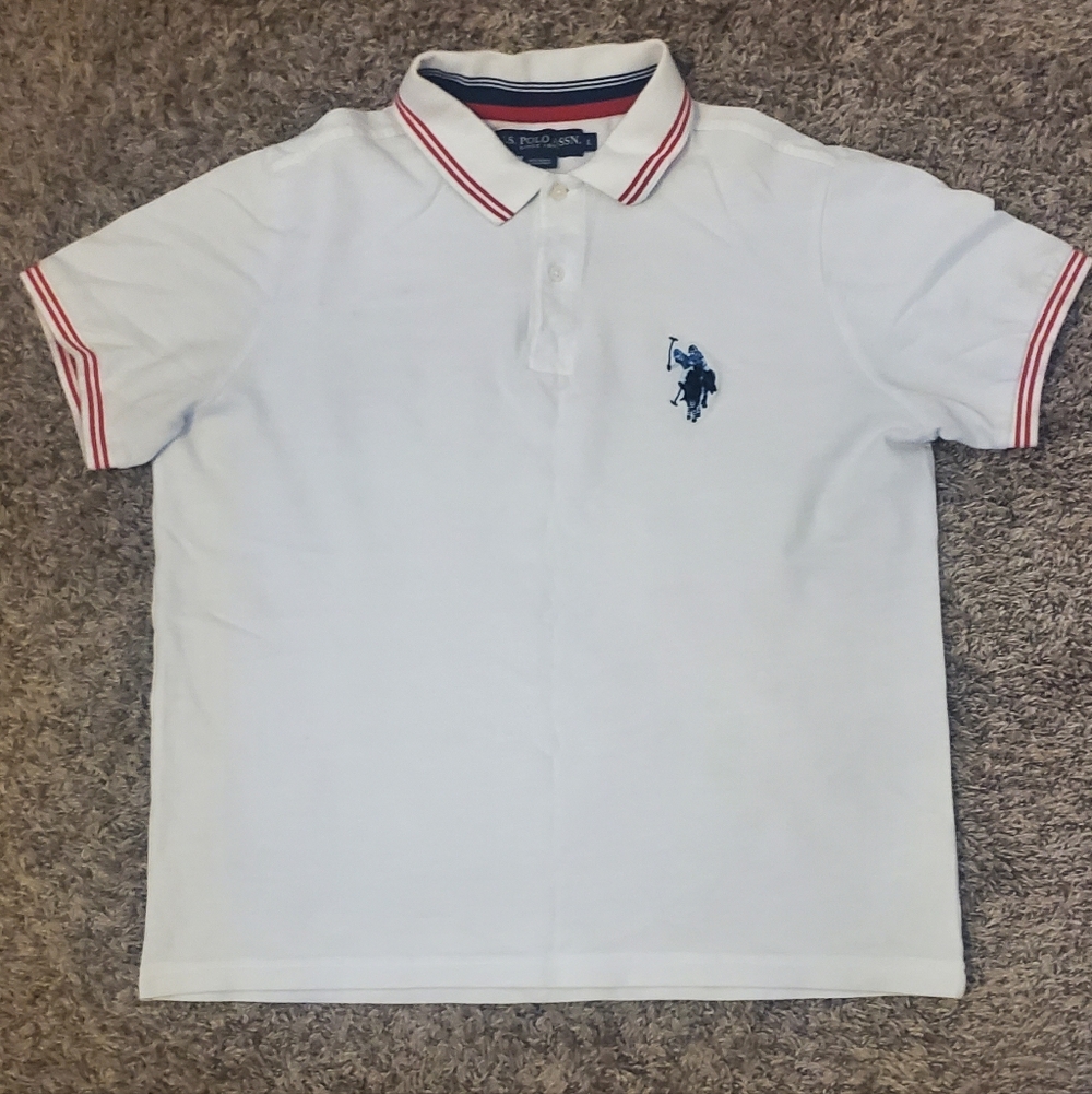 White U.S. POLO ASSN Polo-Shirt